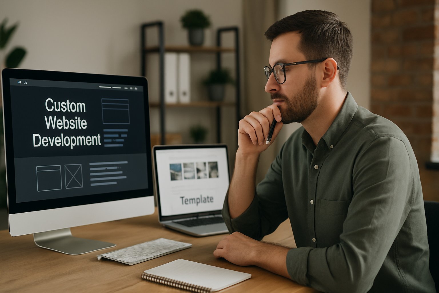 Desenvolvimento web personalizado ou template WordPress: qual escolher para sua empresa?